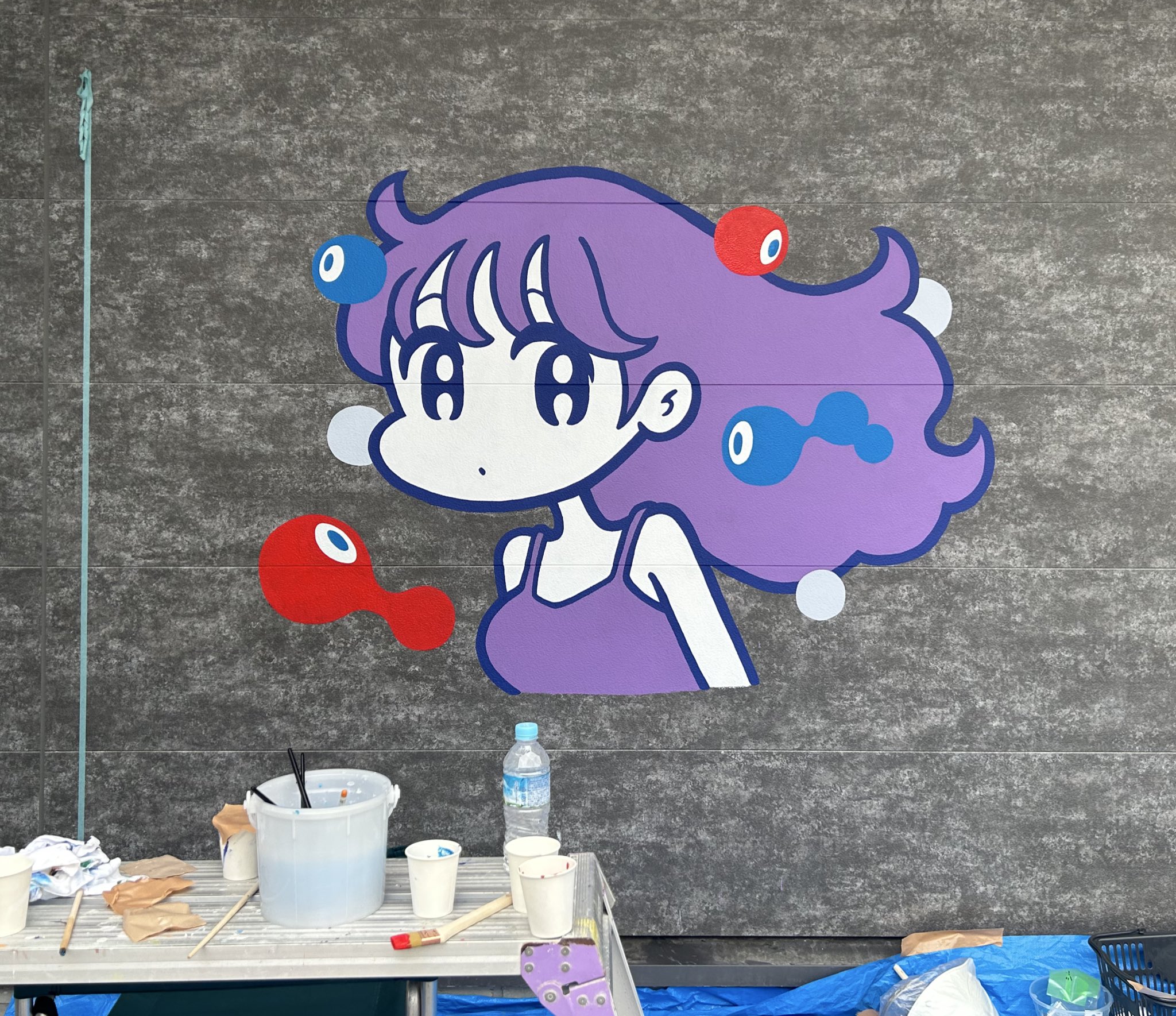 原画作品 「spray girl」/ conix | 京都市のアートギャラリー