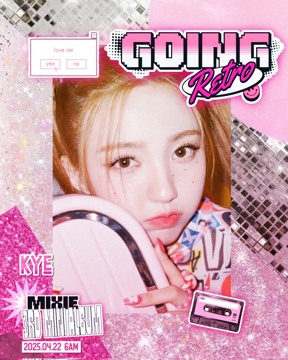 MineBlackLables's tweet photo. MIXIE (믹시)
✰ 𝟯𝗥𝗗 𝗠𝗜𝗡𝗜 𝗔𝗟𝗕𝗨𝗠 ✰
🎶 Going Retro 🎵
𝗥𝗘𝗟𝗘𝗔𝗦𝗘 𝗢𝗡
📆 2025.04.22 ⏰ 6AM KST
📸 Concept Photo:
#Sienna #Mina #Kye
🎧 #MIXIE #믹시
🎞️ #GoingRetro #3rdMiniAlbum
🕹️ #MusicRelease https://t.co/AB2NZKg9yd