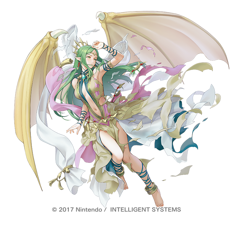 ファイアーエムブレム ヒーローズにて、「最後の神竜王 ナーガ」を描かせていただきました🥰どうぞよろしくお願いします！
 #FEヒーローズ
