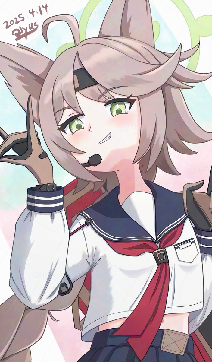 オトギ先輩
#ブルアカ #BlueArchive #オトギ #イラスト