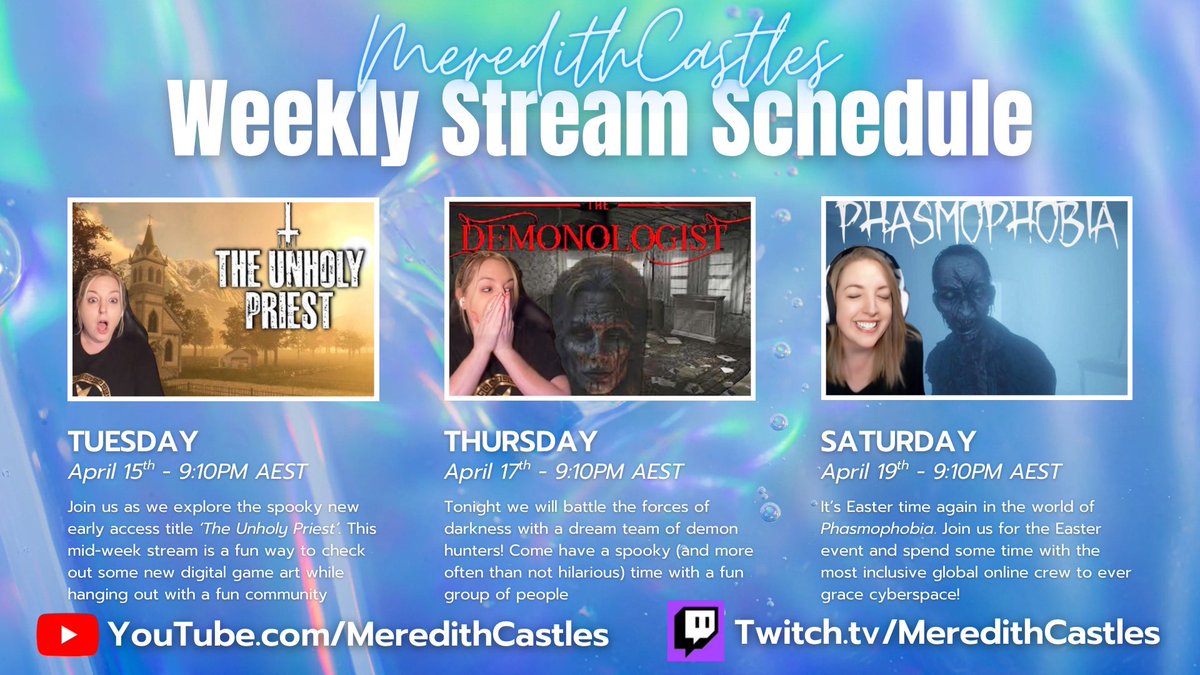 Join us if you’re after some friendly, inclusive community time online where everyone is welcome! Hope to see you there! 👋

We are raising funds in each stream for LGBTQIA+ charity @outforaustralia who are also launching a mentoring program!