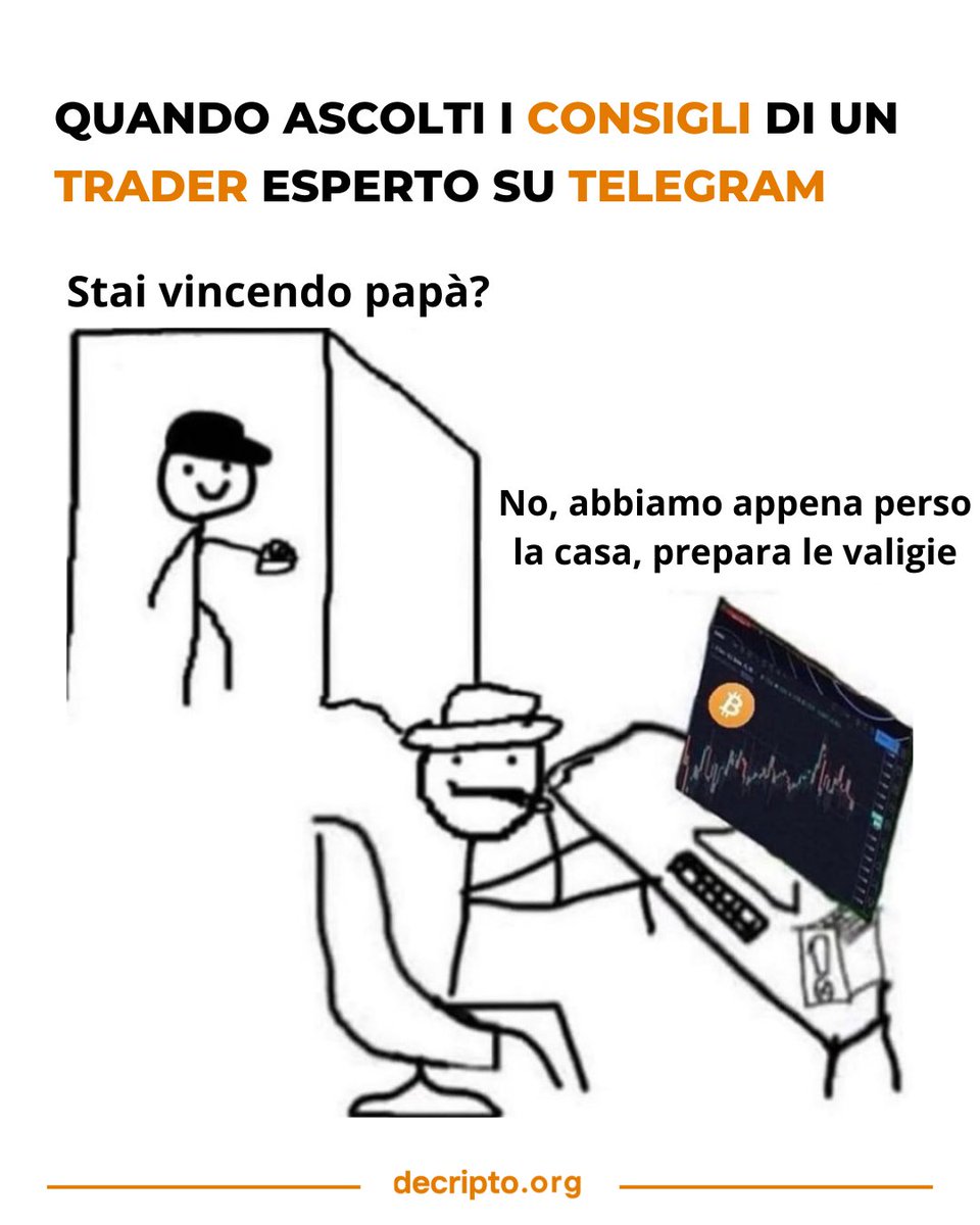 Decripto_org's tweet image. Fate sempre attenzione ai consigli che ascoltate 🫣
#decripto #decripto_org