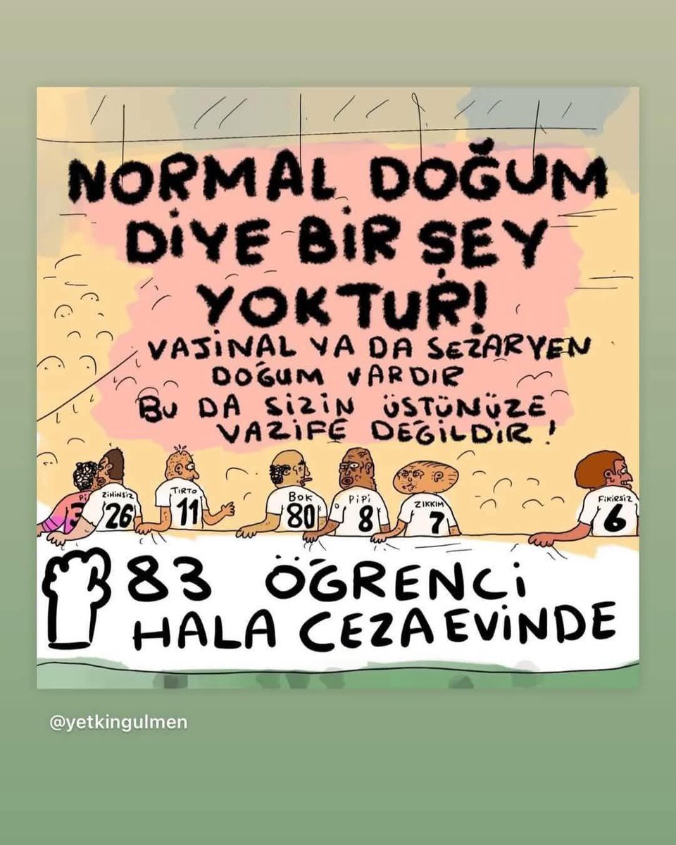 Normal doğum değil, vajinal ya da sezaryen doğumdur o.
Bu da üstünüze vazife değildir. Kararı doktoru ile kadın verir. 

83 öğrenci hâlâ cezaevinde .
#ÖğrencileriSerbestBırakın