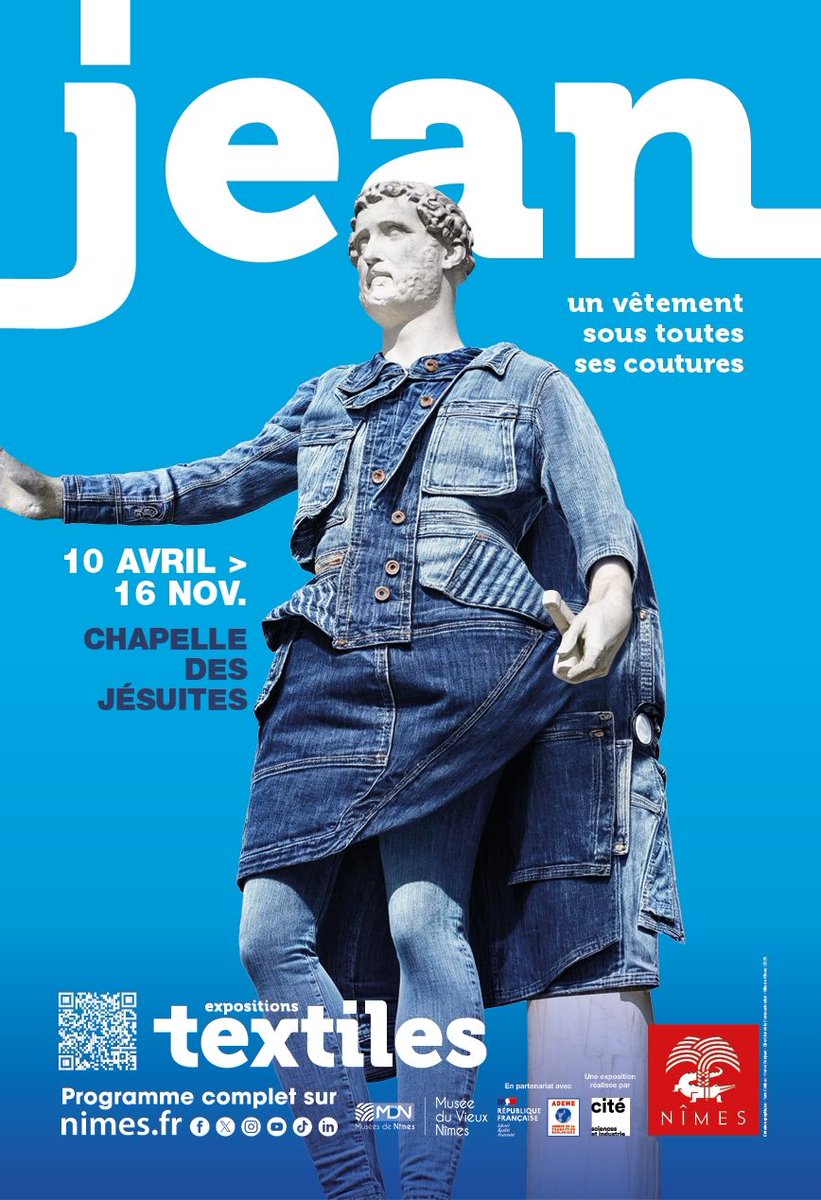 universcience (@universcience) on Twitter photo 👖 Inauguration de notre expo itinérante "Jean" à la Chapelle des Jésuites de <a href="/nimes/">Ville de Nîmes</a> ! Une expo immersive, ludique et engagée, réalisée par la <a href="/citedessciences/">Cité des sciences et de l'industrie</a>, à découvrir jusqu’au 16 nov.
🎫 Infos 👉 nimes.fr/agenda/exposit…
#ExpositionItinérante #Denim 👖 Inauguration de notre expo itinérante "Jean" à la Chapelle des Jésuites de <a href="/nimes/">Ville de Nîmes</a> ! Une expo immersive, ludique et engagée, réalisée par la <a href="/citedessciences/">Cité des sciences et de l'industrie</a>, à découvrir jusqu’au 16 nov.
🎫 Infos 👉 nimes.fr/agenda/exposit…
#ExpositionItinérante #Denim