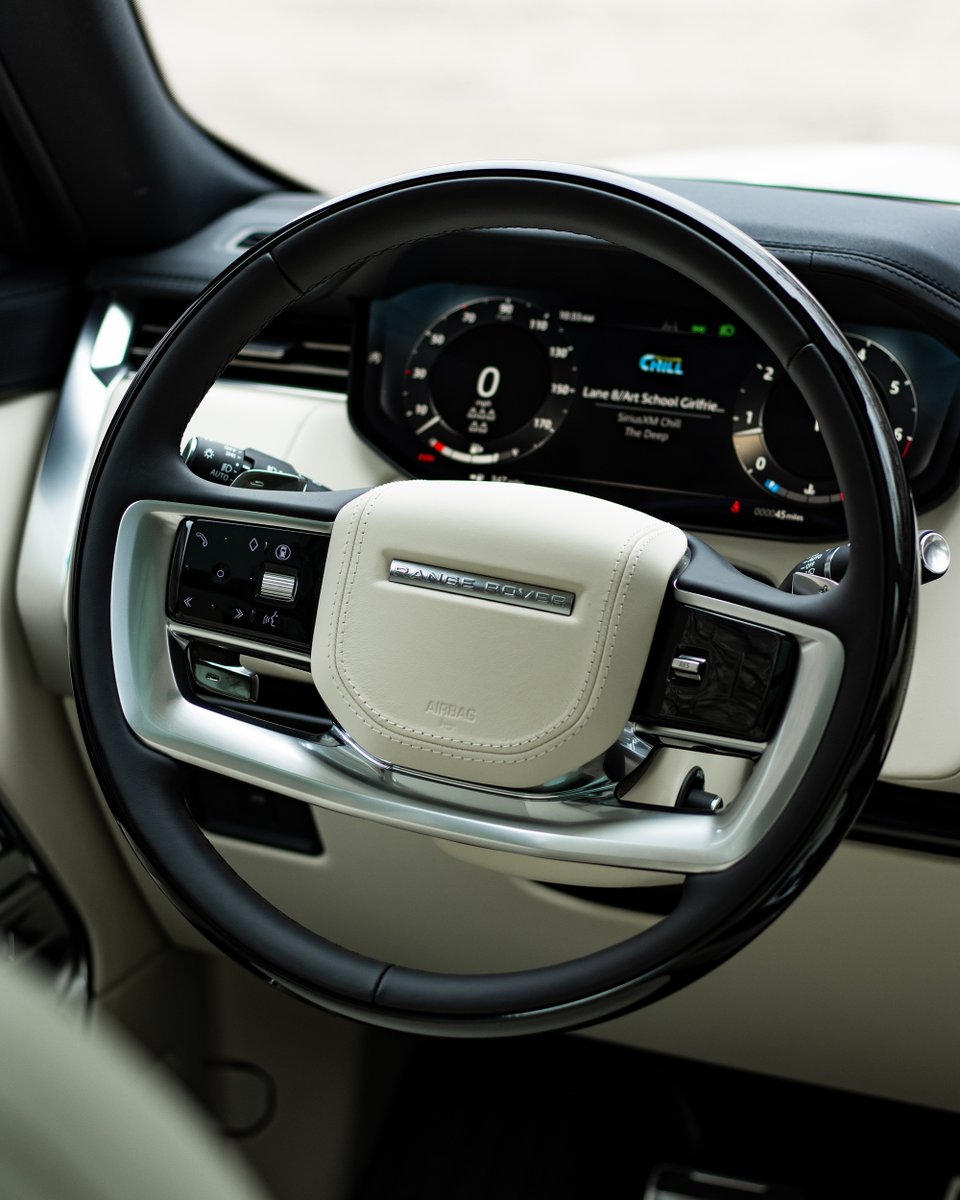 LandRoverLB's tweet photo. A true leader always looks ahead. 🤍 #LandRover #RangeRover #WellStoried https://t.co/QXdbXQbBLg