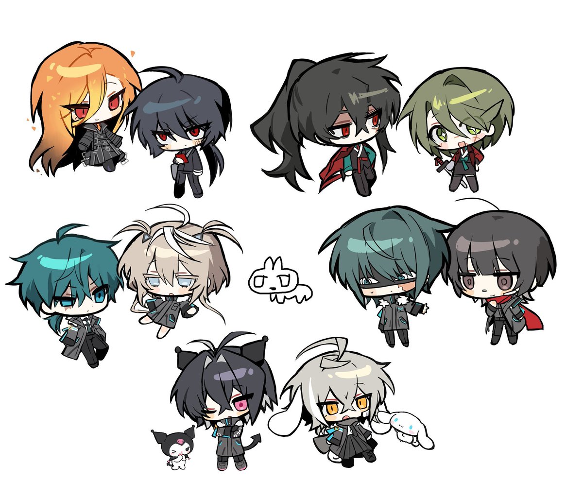 지인들에게 좀좀따리 받았던 SD입니다...
아직 퀄리티가 들쭉날쭉하지만 추후 괜찮아진다면 정규 커미션으로 받아보고 싶어요^^//