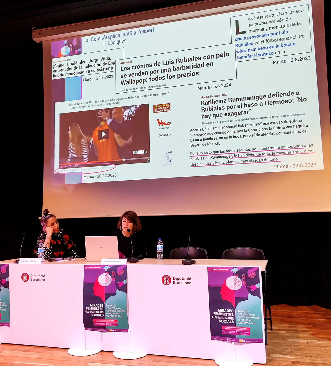 ObsNoctambulas's tweet photo. 📢 Ja estan disponibles els VÍDEOS i les PRESENTACIONS de la XI Jornada Noctàmbul@s “Mirades feministes als imaginaris socials. Prevenció i abordatge de violències sexuals i drogues” del 21/03/25 a l'#EFBonnemaison de Bcn

🔵 Mira tot el material aquí: https://t.co/6Xd2Y8jQVB https://t.co/HvIpPZAXHO