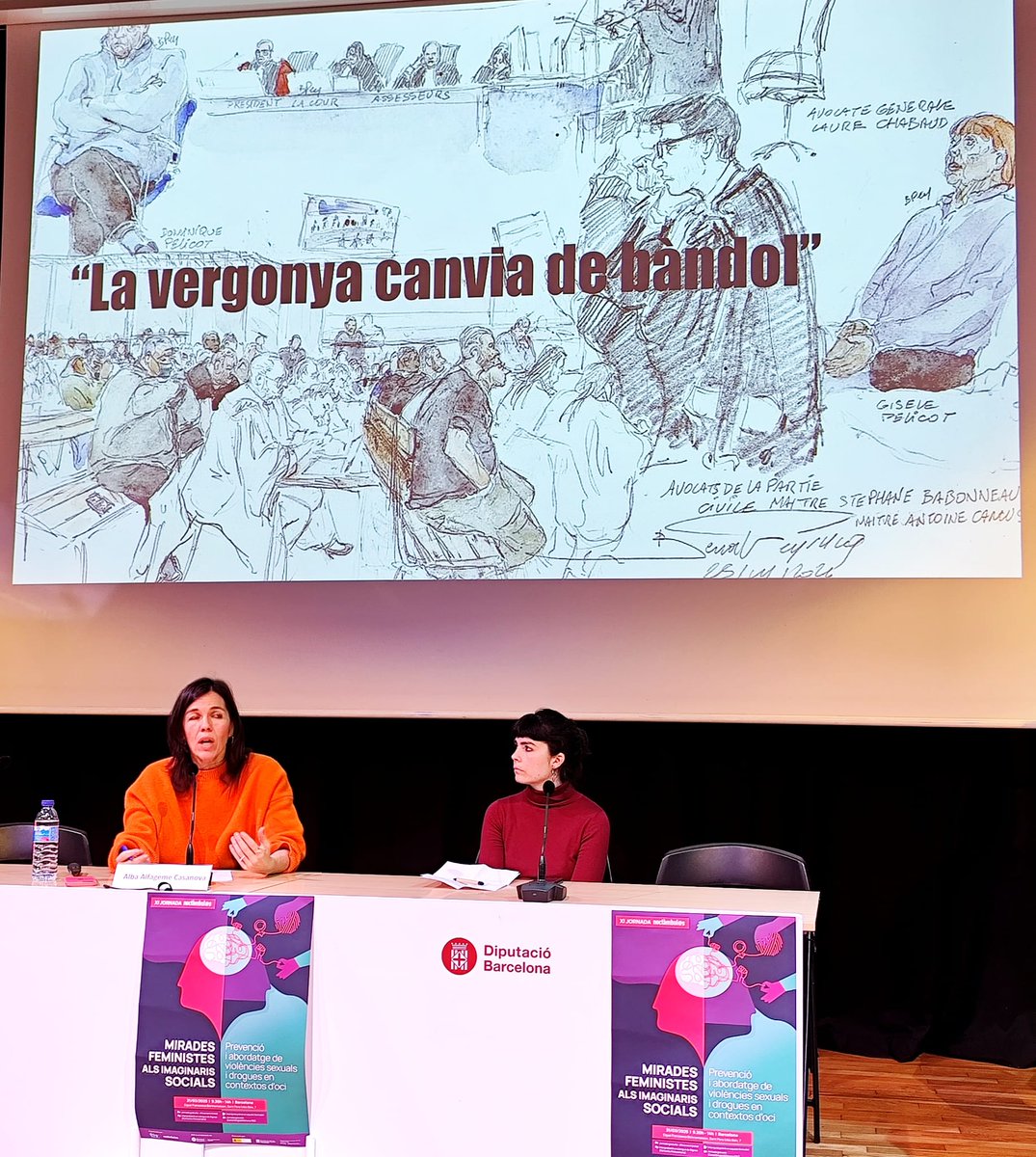 ObsNoctambulas's tweet photo. 📢 Ja estan disponibles els VÍDEOS i les PRESENTACIONS de la XI Jornada Noctàmbul@s “Mirades feministes als imaginaris socials. Prevenció i abordatge de violències sexuals i drogues” del 21/03/25 a l'#EFBonnemaison de Bcn

🔵 Mira tot el material aquí: https://t.co/6Xd2Y8jQVB https://t.co/HvIpPZAXHO