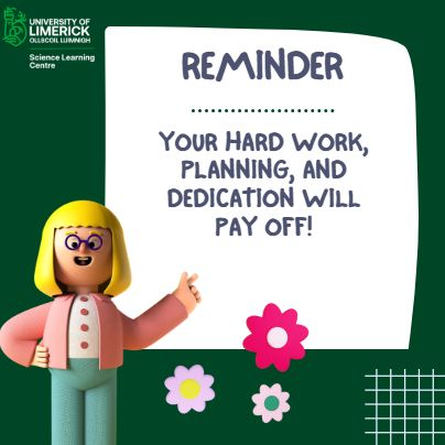 SLC will be running week 12 &amp; week 13 if you can still avail of our drop-in sessions, or you can still organize 1:1 online sessions. Use this week to plan what you need for exam success in the coming weeks. #science #university #undergraduate #UL #study #unilife #peersupport