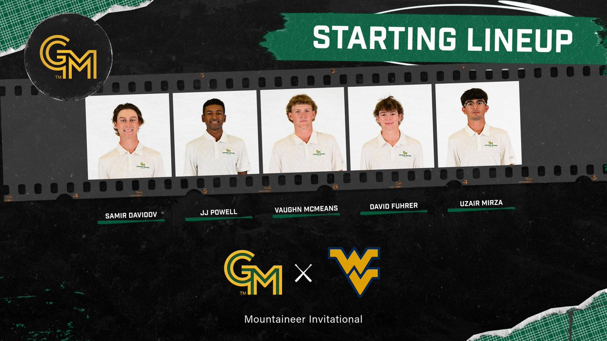 🏌️‍♂️Teeing off in the final regular season tournament.
Excited to compete against nationally ranked teams at the WVU Mountaineer Invitational. Let’s finish strong 💪 #MasonNation 
Follow LIVE: scoreboard.clippd.com/results/current