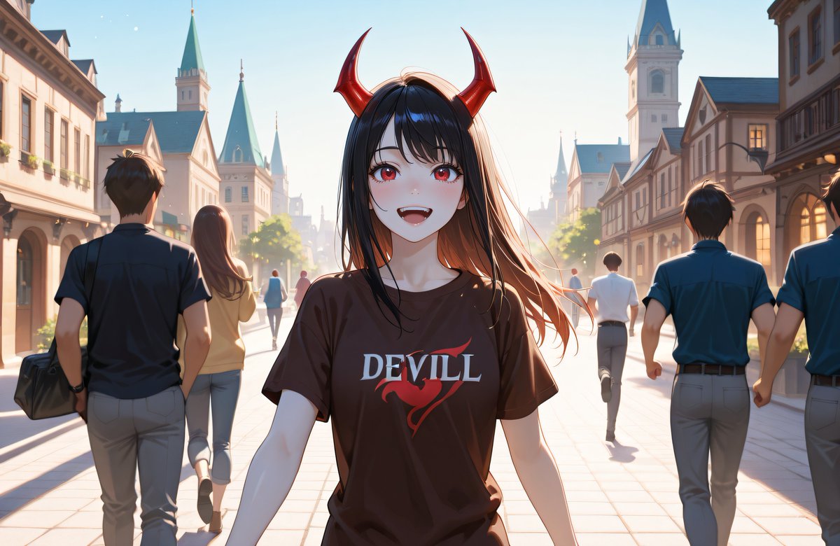 seliseliselia's tweet image. 種族の壁を超えた友達
 王の娘「チョコミントって知ってる?」
 魔王の娘「なにそれ!」(初めての友達)
さて、物語はつづく…かも
#AIイラスト #StableDiffusionWebUIForge #Illustrious 
#魔王の娘 #ファンタジー #幻想