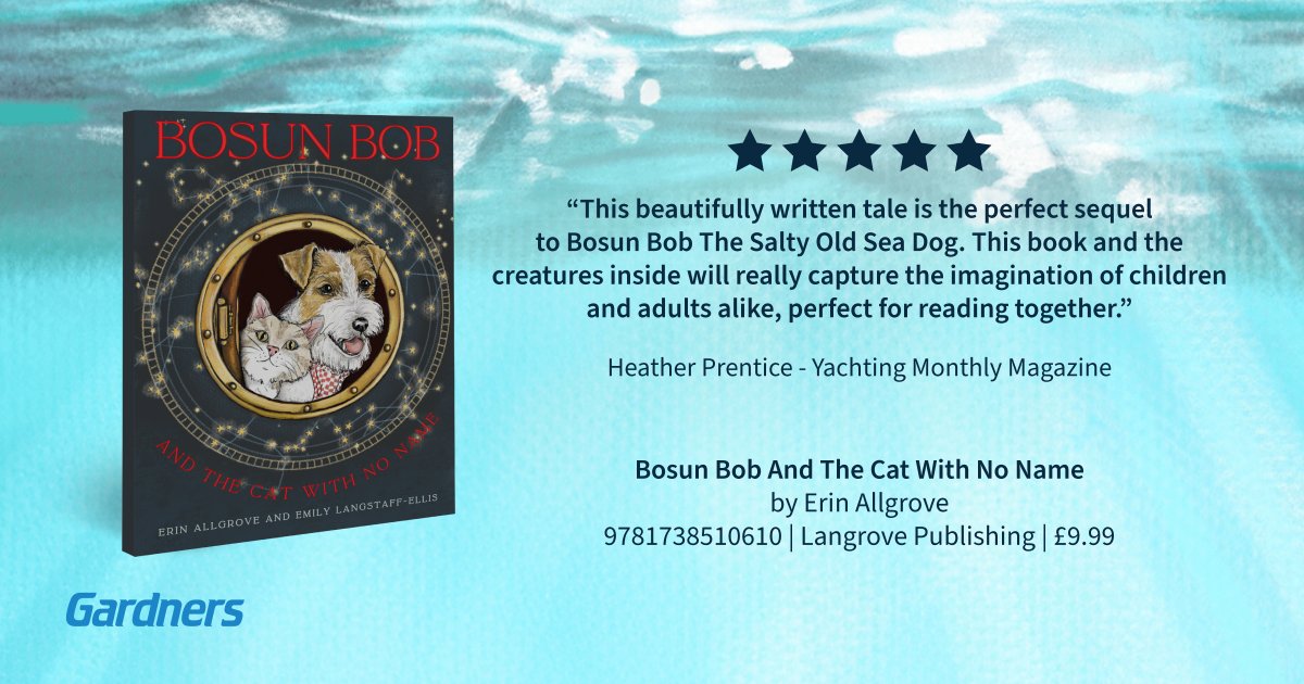 Set sail on another adventure with #BosunBob! 🐾🗺

The second book in the Bosun Bob series, Bosun Bob and the Cat with No Name, is another heart-warming tale filled with charm, brought to life by beautiful illustrations.✨

Find here: gardners.com/Product/Erin-A…

#LangrovePublishing