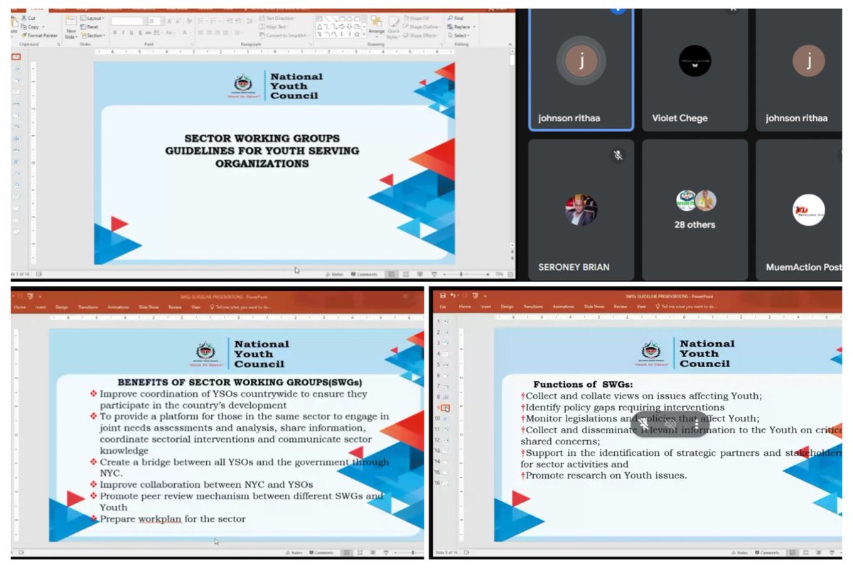 This morning, we met with youth organizations under the Environment, Climate Action, and Agriculture Sector Working Group of the <a href="/NYC_YouthVoice/">National Youth Council Kenya</a> to discuss collaboration. A key resolution was for NYC to spearhead partnerships for support and financing for climate action projects.
