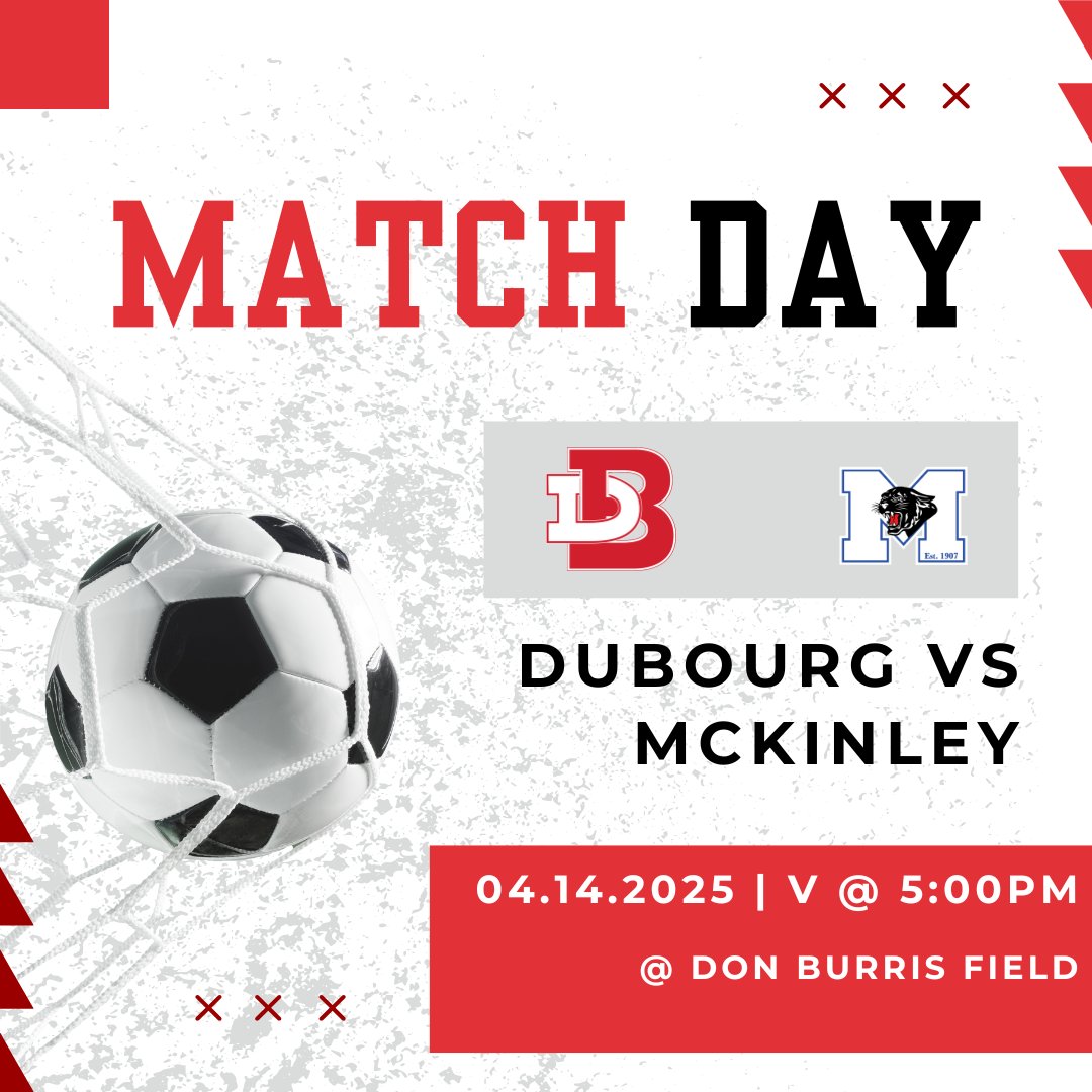 ⚽Girls soccer takes on McKinley at home tonight! Good Luck!