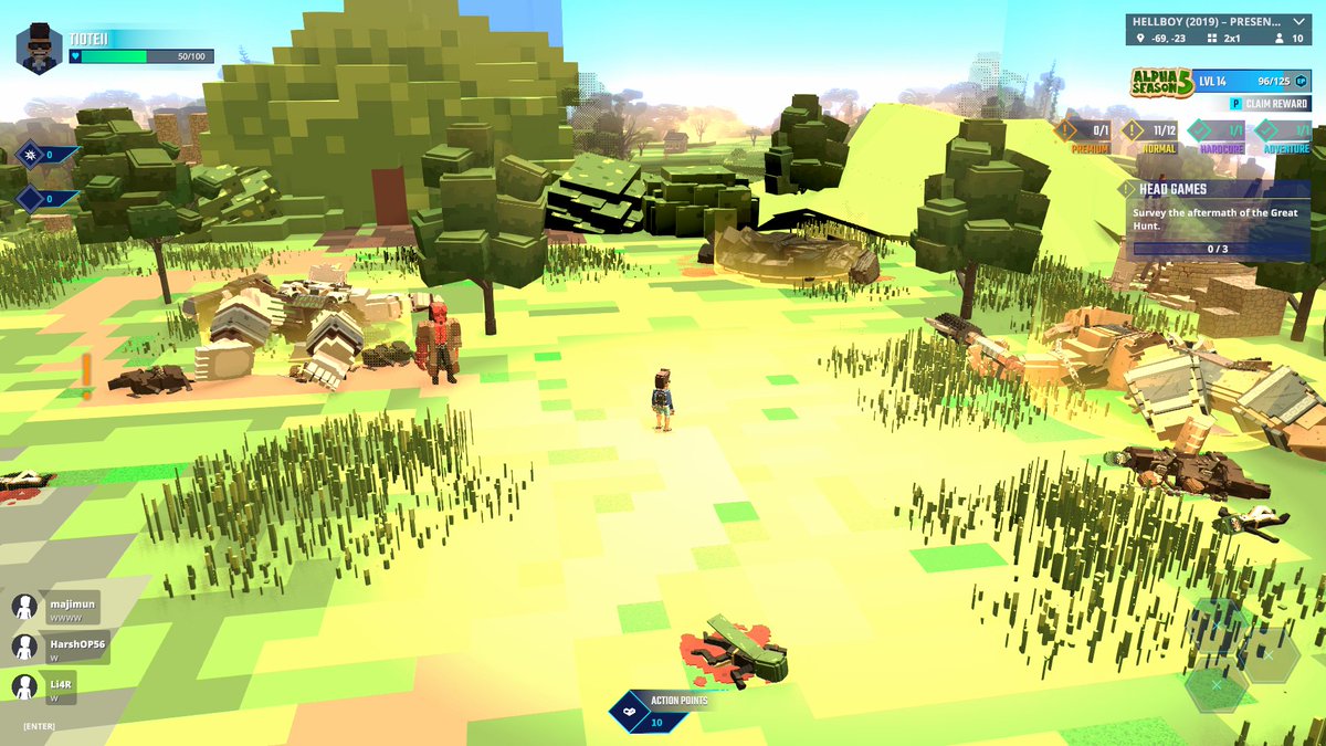 tioteii's tweet photo. If I had a dollar for every giant I found in @TheSandboxGame ...I would have two dollars 😅  https://t.co/RrksbFq1q9 #AlphaSeason5 https://t.co/3OjFJQSLR6