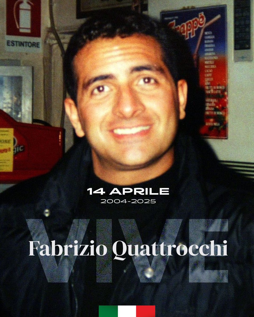 A 21 anni dalla sua uccisione, ricordiamo Fabrizio Quattrocchi. Con le sue parole, “vi faccio vedere come muore un italiano”, ha dimostrato coraggio e orgoglio nazionale. L’Italia non dimentica.