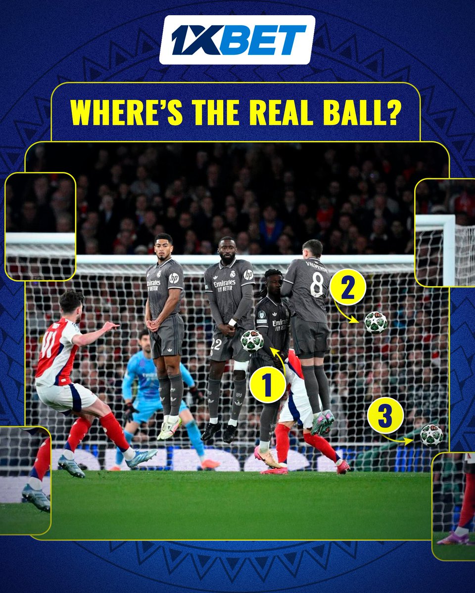 1xbetgm's tweet image. Sharpen those eyes and look closely! 👀
Only one of these balls is the real deal.
Can you find it?
Comment your guess – let’s see how sharp you are 😉
#1xBet #interactivefun #footballgame #spottherealball