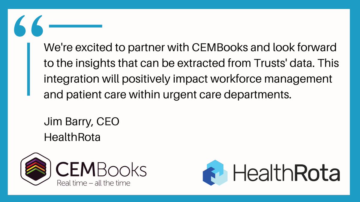 📢 Exciting News! 🚨 HealthRota is now integrated with <a href="/CemBooks/">CEMBooks</a>, enabling Emergency Departments to automatically feed real-time staffing data directly into CEMBooks! 📊✨

Stay ahead with seamless, real-time insights. Read more here: healthrota.co.uk/cembooks-and-h…

#HealthRota