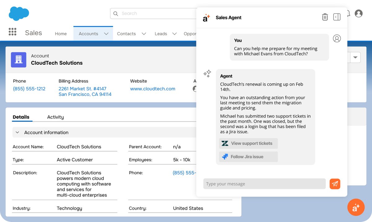 Appsmith (@theappsmith) on Twitter photo Appsmith Agents is now live on <a href="/ProductHunt/">Product Hunt ๐ธ</a>! ๐ซ
Our new agentic AI platform was built to help sales, support, and success teams do more โ without switching tools, copying data, or scrambling for context.
๐กย Hereโs what makes it different:
- Integrates seamlessly with tools Appsmith Agents is now live on <a href="/ProductHunt/">Product Hunt ๐ธ</a>! ๐ซ
Our new agentic AI platform was built to help sales, support, and success teams do more โ without switching tools, copying data, or scrambling for context.
๐กย Hereโs what makes it different:
- Integrates seamlessly with tools
