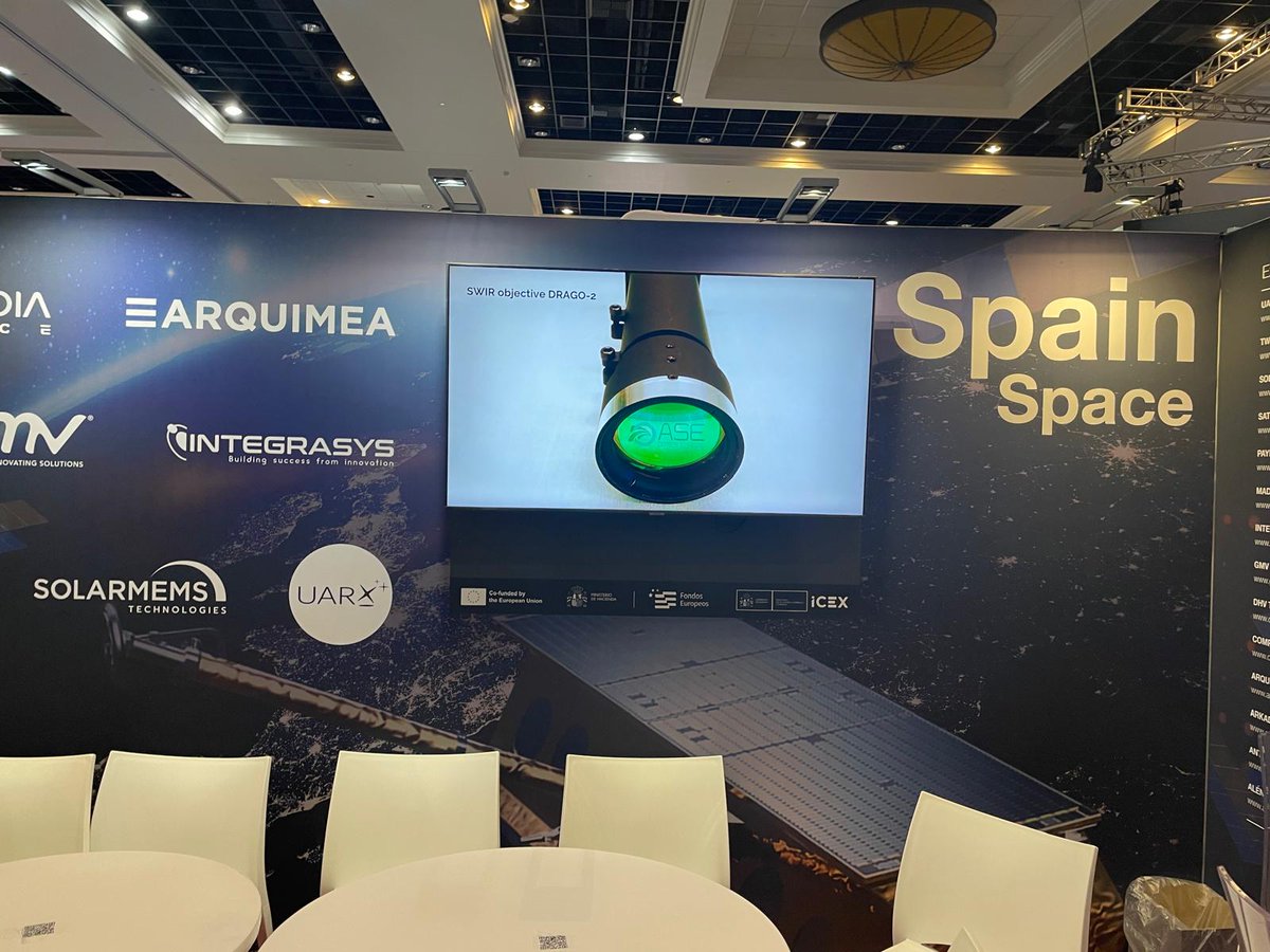We're proud to have been invited to the Space Symposium by <a href="/ICEX_/">ICEX</a>  as a significant contributor of the Spanish space ecosystem and deeply appreciate the chance to network with global experts fostering stronger international connections.

#SpaceSymposium #SpaceExploration #Optics