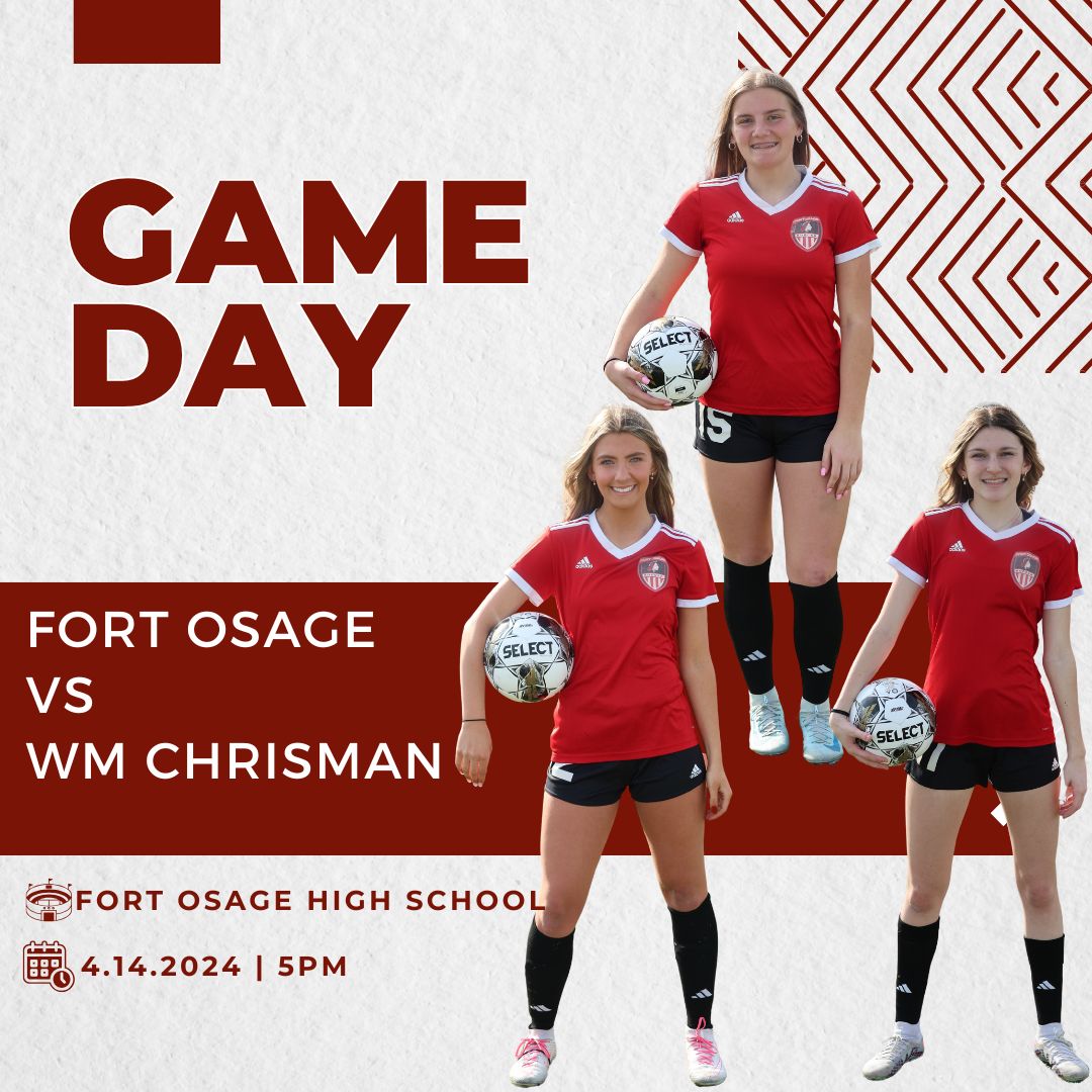 🚨GAMEDAY🚨
🆚️William Chrisman 
📍FOHS
⏰️ JV - 5pm &amp; V-6:30 pm