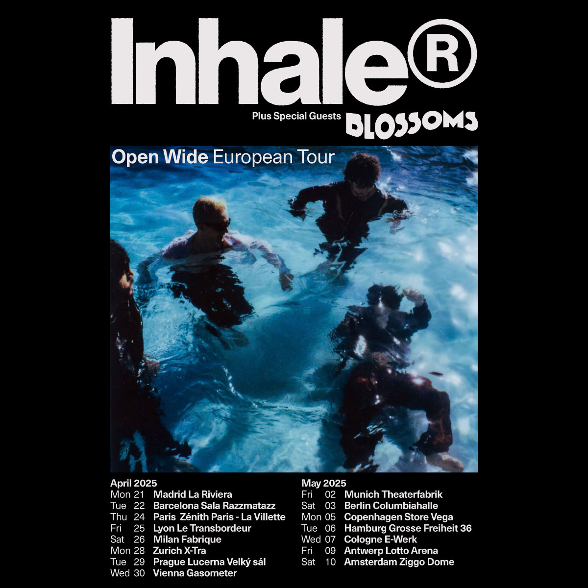 Off to Europe with our good pals <a href="/InhalerDublin/">Inhaler</a> next week. Can’t wait to get out there. Remaining tickets available here: tix.to/InhalerEU