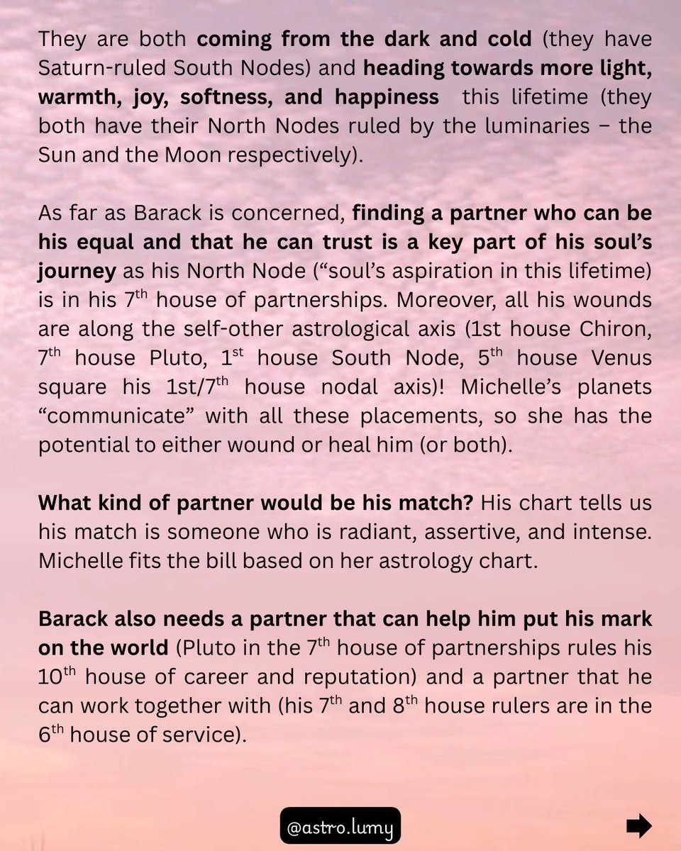 Astro_Lumy's tweet photo. The Full Moon in Libra (“the lover”) this last weekend made me ponder on the topic of relationships and partnerships using the Obama couple as an example. Why do couples get together and stay together ?
#astrology #spirituality #MichelleObama #barackobama #barackandmichelle https://t.co/znJlZE60QA