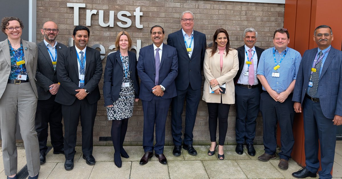 North Bristol NHS Trust (@northbristolnhs) on Twitter photo We were pleased to welcome <a href="/marengoasia/">Marengo Asia Hospitals</a> to Southmead Hospital today.  Dr Raajiv Singhal, the Founding Member, Managing Director, and Group CEO of Marengo Asia Hospitals, and Deepali Jetley, Chief People Officer, and Dr Saurabh Lall, Hospital Director met with
<a href="/MariaKaneNHS/">Maria Kane</a> (1/4) We were pleased to welcome <a href="/marengoasia/">Marengo Asia Hospitals</a> to Southmead Hospital today.  Dr Raajiv Singhal, the Founding Member, Managing Director, and Group CEO of Marengo Asia Hospitals, and Deepali Jetley, Chief People Officer, and Dr Saurabh Lall, Hospital Director met with
<a href="/MariaKaneNHS/">Maria Kane</a> (1/4)