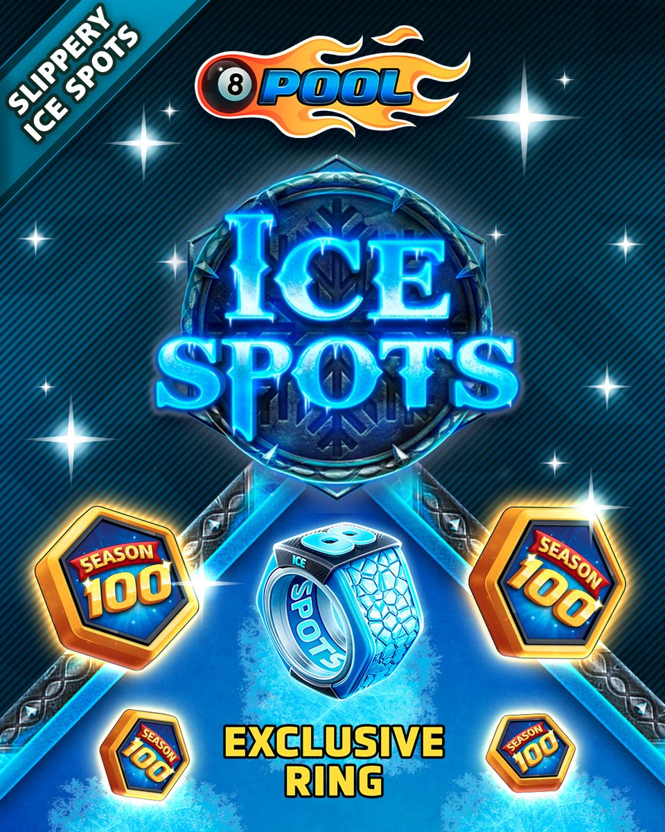 8ballpool's tweet image. The #IceSpots table is back! 🧊

🎁 Master tricky #SlipperyIce Spots to win an exclusive Ring and extra #Season100 Tokens for your choice of rewards!

🗓️ Available until Wed April 16

Play Now » mcgam.es/WbREuT

#8BallPool