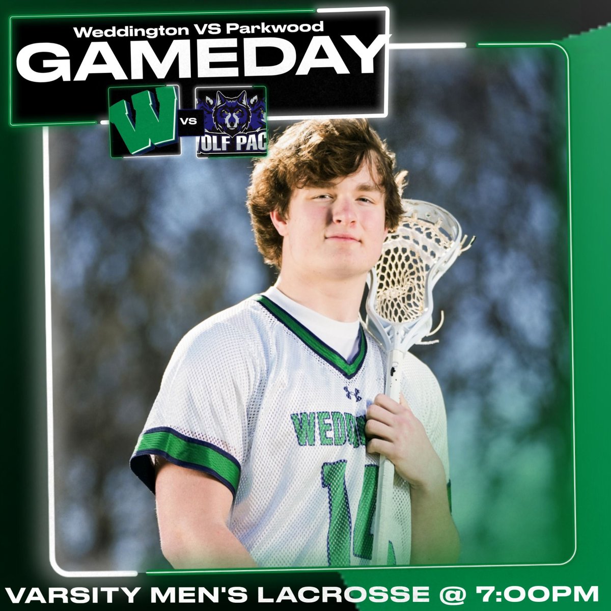 Good luck to our varsity men's lacrosse team as they take on Parkwood today! <a href="/AGHoulihan/">Andrew G. Houlihan</a> <a href="/UCPSNC/">Union County Public Schools</a> <a href="/UCPSNCAthletics/">UCPS NC Athletics</a> <a href="/WeddingtonHSNC/">Weddington High School</a>