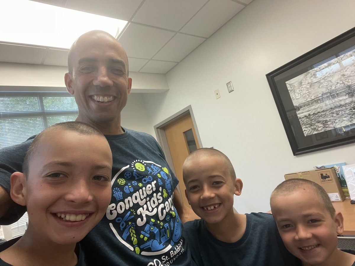 Happy <a href="/StBaldricks/">St. Baldrick's Foundation</a> post shave!