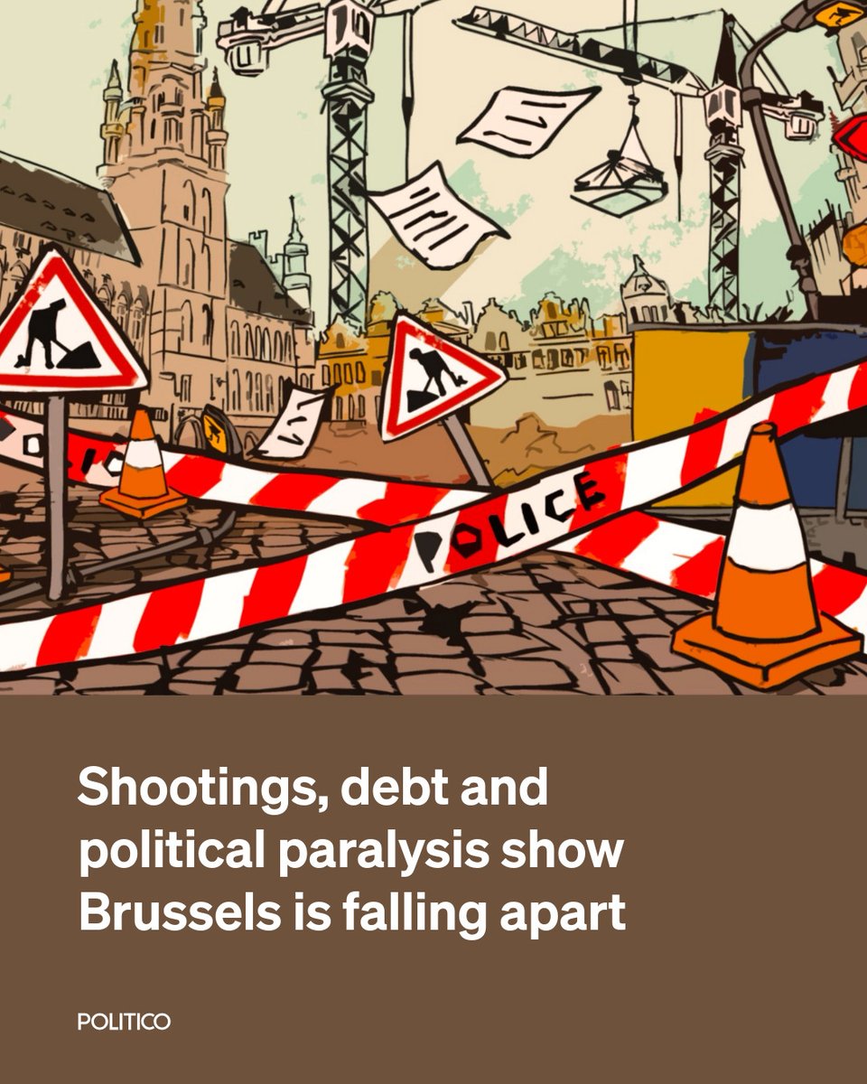 Strip away Brussels' tourist-thronged neo-gothic Grand-Place, cute chocolate shops and flamboyant beer halls, and what's left is a city on the brink. 

🔗 ow.ly/Jm2250VzLtJ