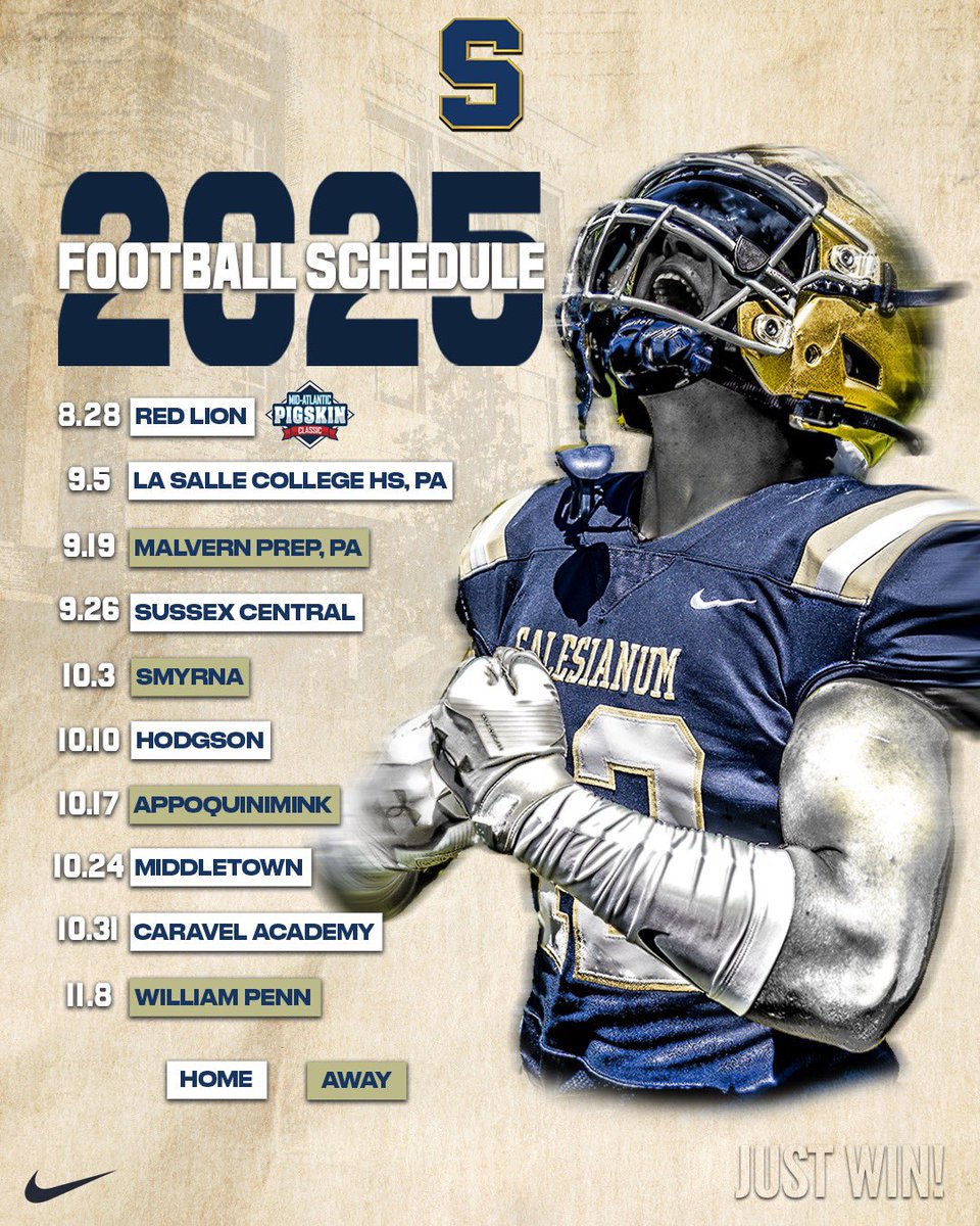 The 2025 Schedule!