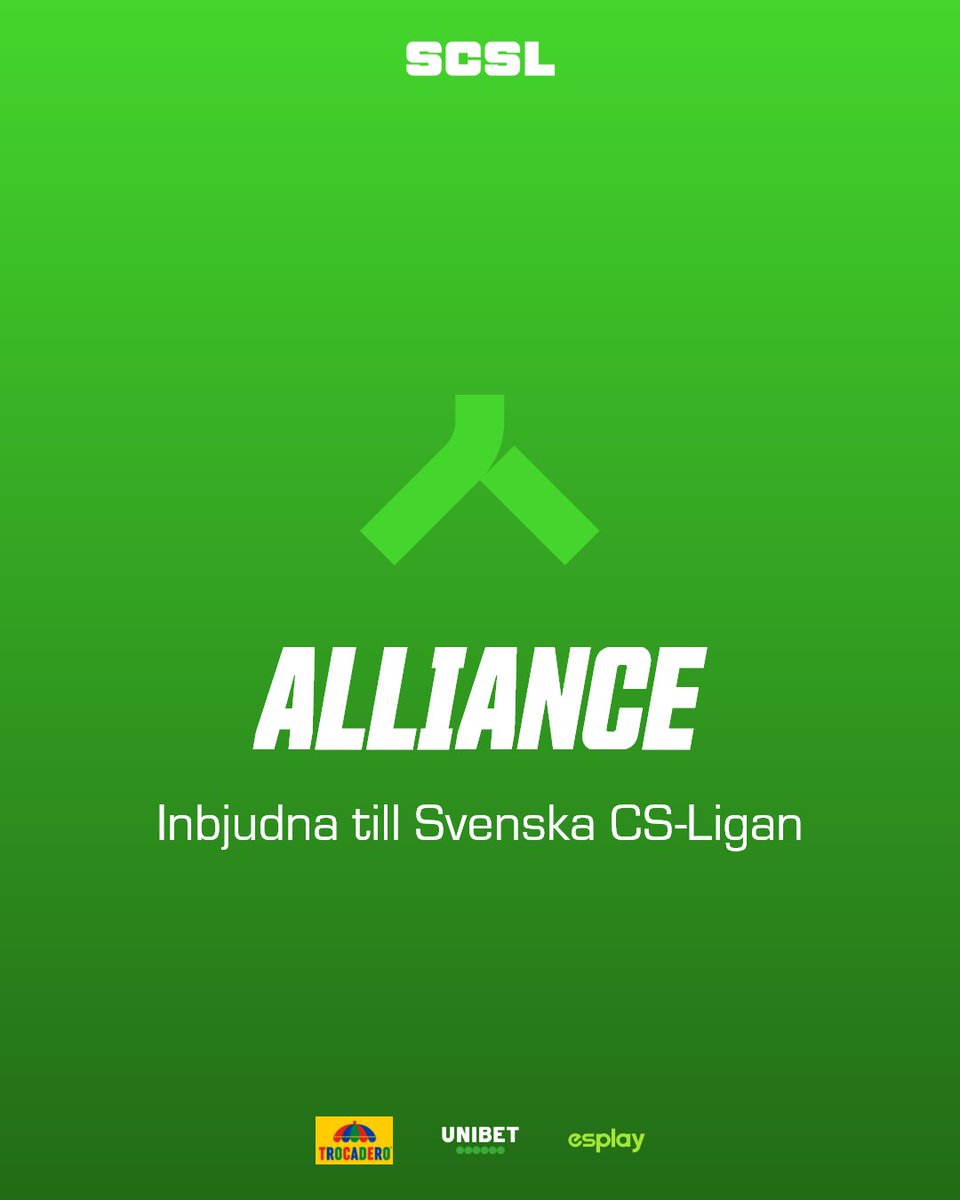 Alliance inbjudna till Svenska CS-Ligan!

Den klassiska svenska esportorganisationen är det andra av fyra lag som får en direktplats i SCSL-gruppspelet. Varmt välkomna, <a href="/theAllianceGG/">Alliance</a>!