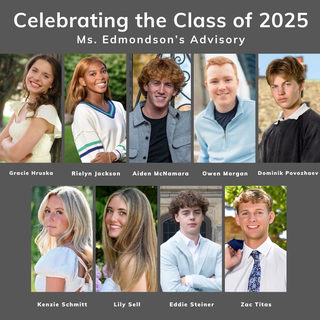 The journey is almost complete for Ms. Edmondson’s advisory. These seniors have embraced every opportunity and made a difference at Gilmour. Graduation is just around the corner.

#WhyGilmour #WeAreGilmour #GilmourClassOf2025
