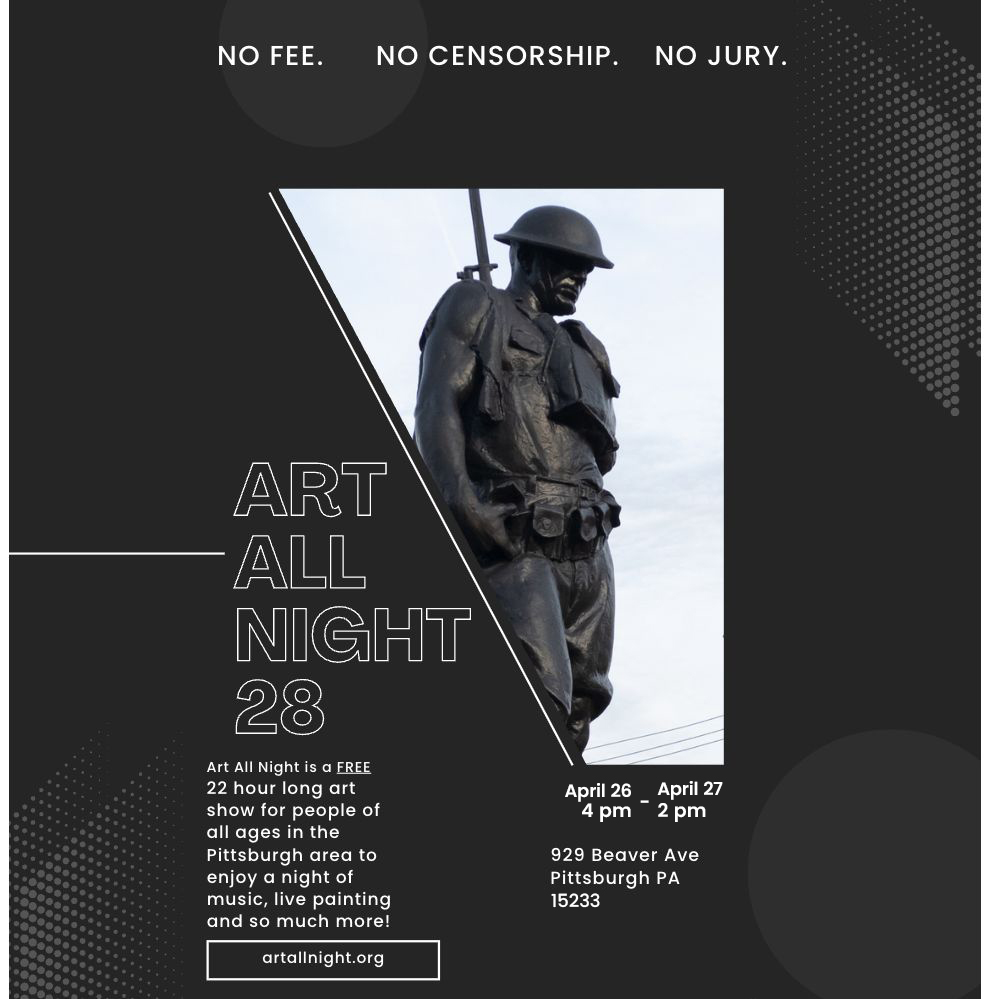 ArtAllNight's tweet photo. 🆘 🚨🔥 Call for artist submissions and performance registration. Volunteer opportunities still available for April 26-27. See full descriptions on our website under 'The Show'. Navigate to Artist or Volunteer. Support AAN! https://t.co/qf49y8JDnV