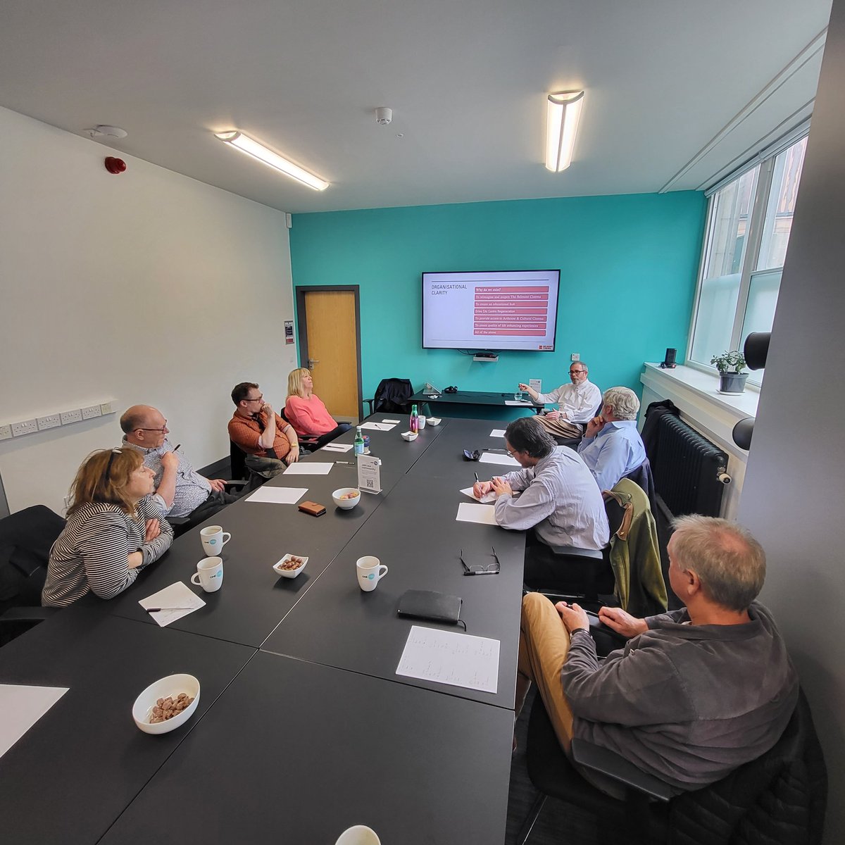 An engaging day for The Belmont Cinema Board as we have an away day with our Chief Executive, Matt Buchanan. 

We've achieved so much to date - today, we're celebrating all our achievements and making sure we're still on track to success 🧡