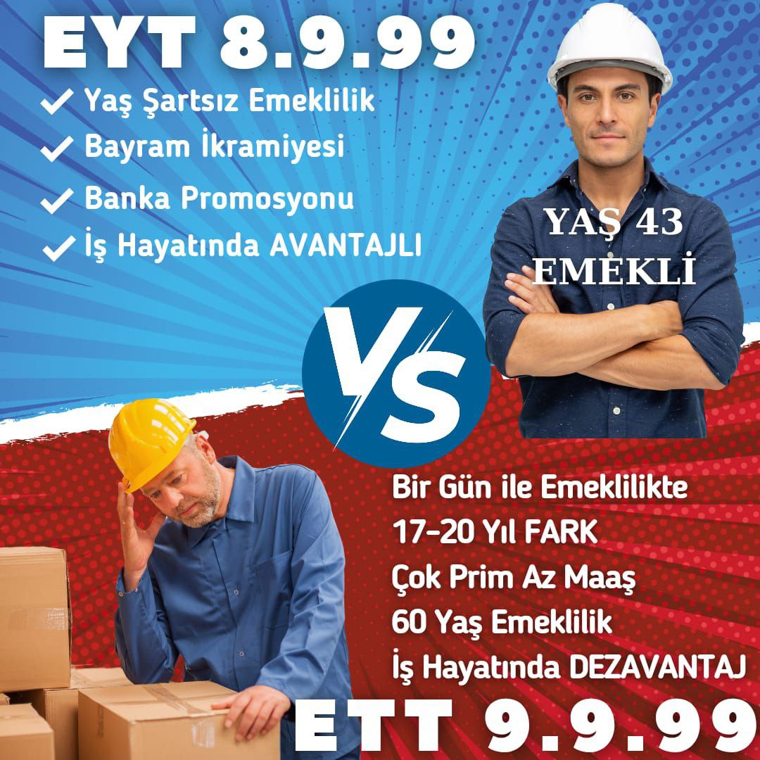 Gençlerin geleceği için, çalışanların hakkı için, emeklilerin refahı için SGK reformu şart!..

#2000SonrasıSgklılaraADALET
Nişantaşı Anadolu Lisesi/Beyazıt Meydanı/ Haram /Hacı Sabancı /Fetih /İzmir Atatürk Lisesi /Bodrum/ Dem Parti/ köpek #Habertürk Staja Çırağa Adalet