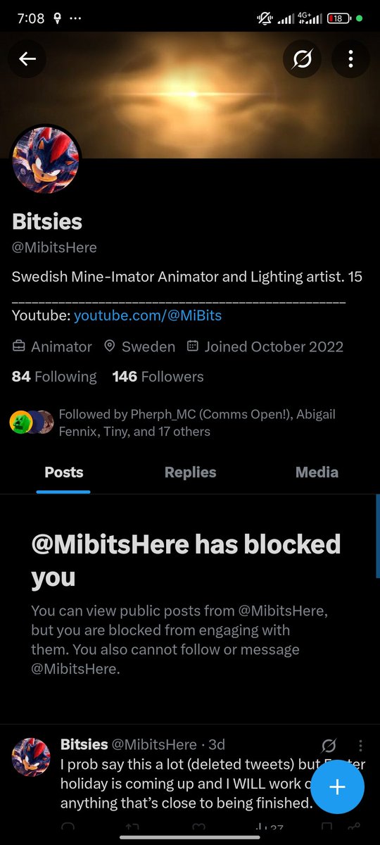 WashedFurry's tweet photo. @JossBarks Kinda funny is that i'm not even trans nor i have ever interacted with them and i still get blocked https://t.co/p65Wui3Vi8