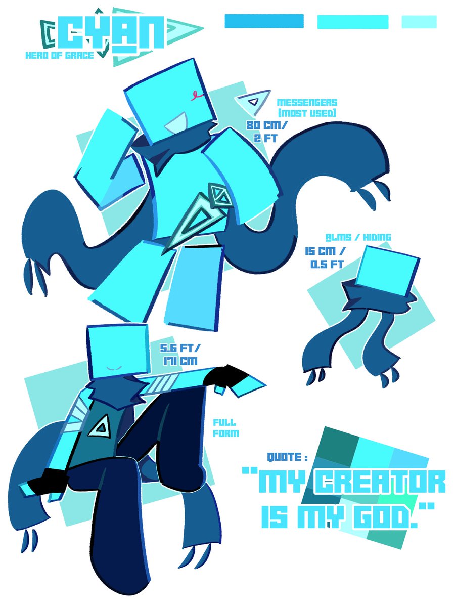 Cyan Refrence sheet. they hab 3 forms , also sorry for the