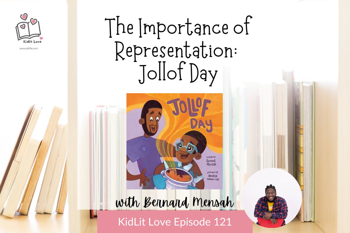 On this episode of the KidLit Love podcast, I’m talking with Bernard Mensah about his newest picture books: Esi the Brave and Jollof Day. Come listen! alitlife.com/2025/04/14/the…