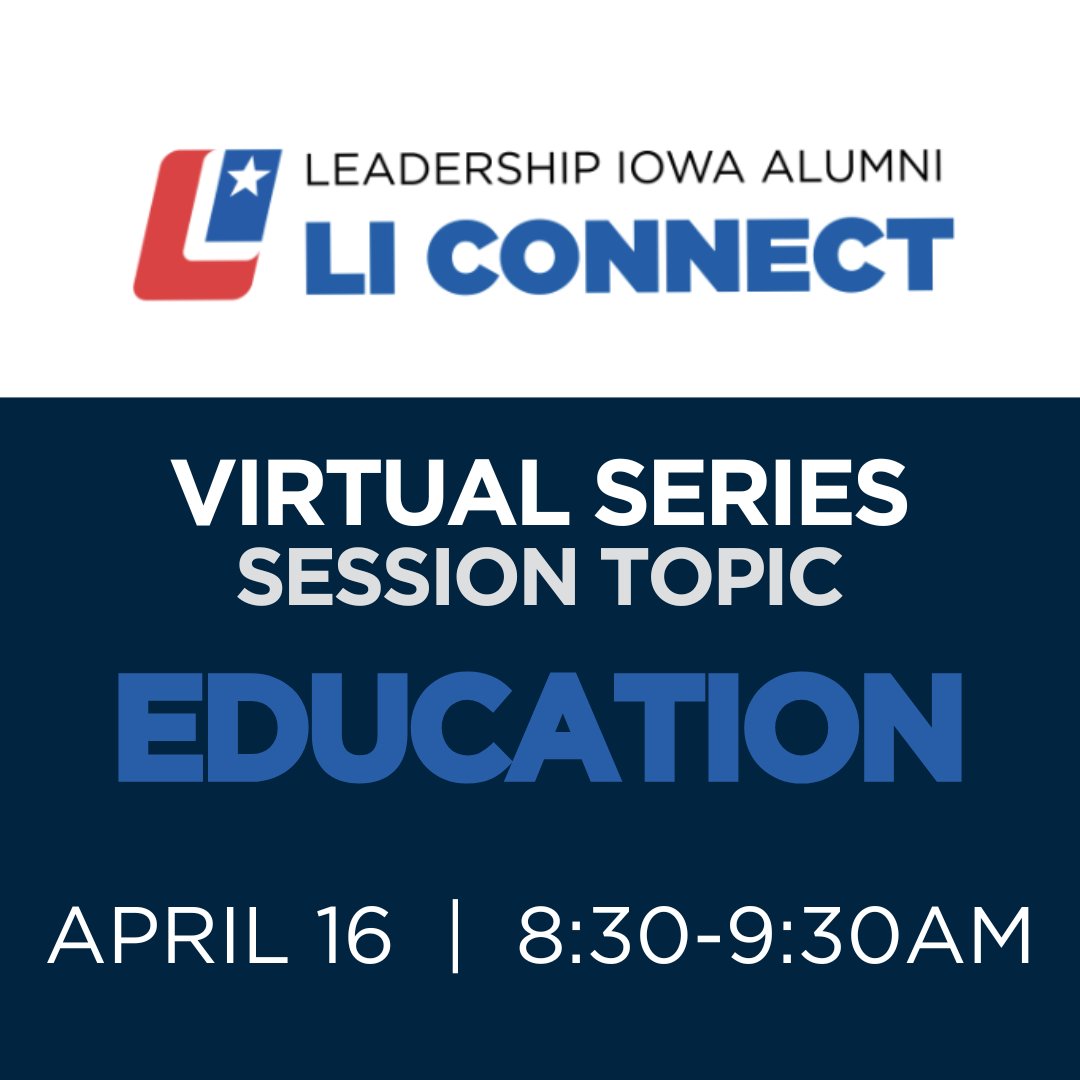 Bring your questions and insights to a virtual discussion on work-based learning, featuring Avenue Scholars this Wednesday at 8:30 AM. All Leadership Iowa Alumni Society members and current LI class members are invited to join the conversation! loom.ly/0Nrjbdc