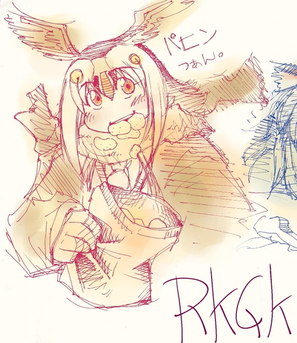 #パフィンの日 生存報告で過去絵を上げるさましかもラスト一枚は頭の羽根を描き忘れるという痛恨のミスw 