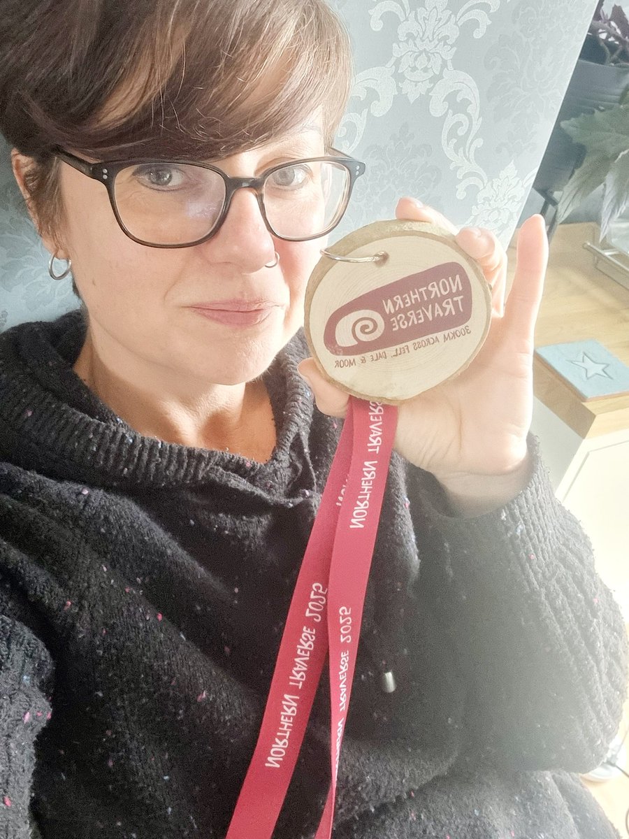 Have that sore feet, mouth, virus &amp; sleep deprived me. 💪
#medalmonday 
#northerntraverse