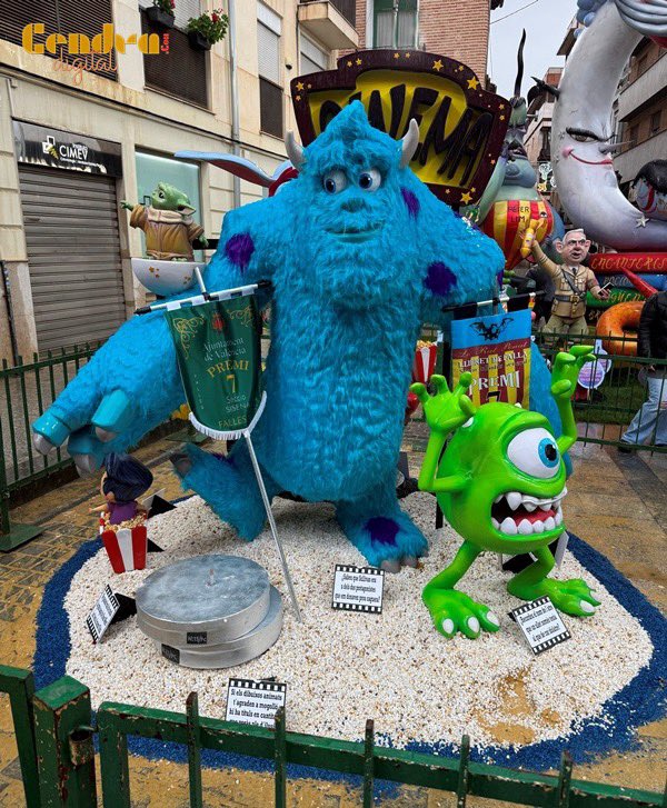 7º PREMIO SECCIÓN 6

FALLA INFANTIL PEU DE LA CREU

ARTISTA: TEDI CHICHANOVA

LEMA: CINEMA