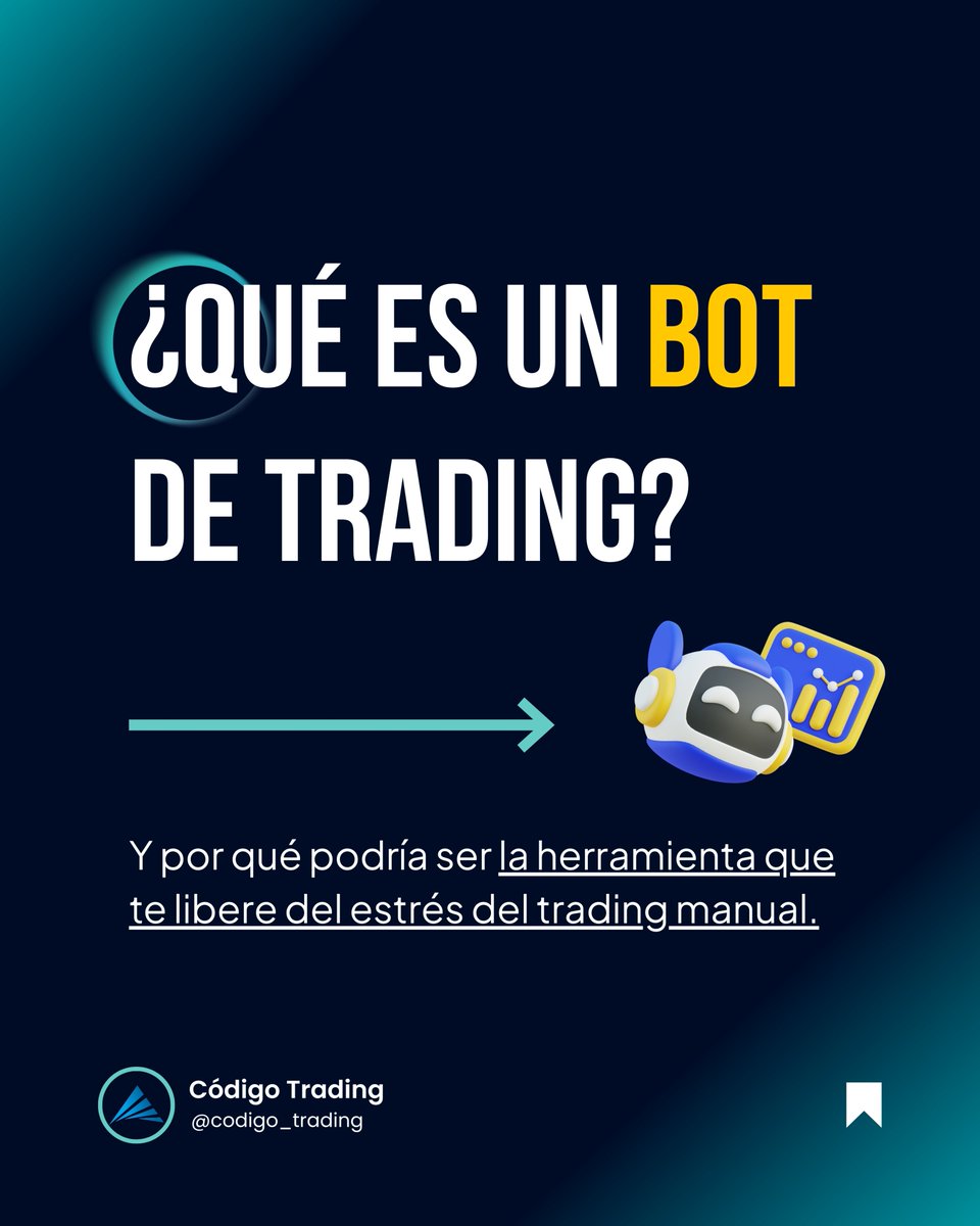 CodigoTrading's tweet image. ¿Qué es un bot de trading? 🤖

⚠️Advertencia: El trading conlleva alto riesgo de pérdida de capital. La información es solo informativa.

#BotDeTrading #TradingAutomatizado #IAParaTraders #TradingConIA #AutomatizaTuTrading #ia #chatgpt #RobotDeTrading #EstrategiaAutomatica
