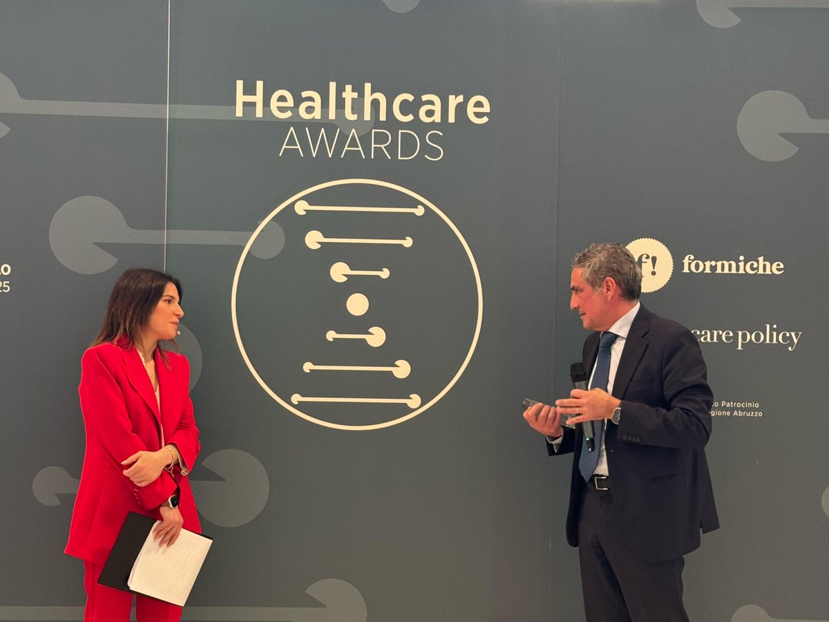 Formiche (@formichenews) on Twitter photo Agli #HealthcareAwards2025 di Formiche e <a href="/hcp_rivista/">Healthcare Policy</a>, lโintervento di Fausta Bergamotto <a href="/FaBergamotto/">Fausta Bergamotto</a> e i premi a Guido Quintino Liris <a href="/GQLiris/">Guido Liris</a> e Americo Cicchetti <a href="/americo691/">americo cicchetti</a> per il loro impegno a favore di un sistema salute piรน solido, innovativo e sostenibile. Agli #HealthcareAwards2025 di Formiche e <a href="/hcp_rivista/">Healthcare Policy</a>, lโintervento di Fausta Bergamotto <a href="/FaBergamotto/">Fausta Bergamotto</a> e i premi a Guido Quintino Liris <a href="/GQLiris/">Guido Liris</a> e Americo Cicchetti <a href="/americo691/">americo cicchetti</a> per il loro impegno a favore di un sistema salute piรน solido, innovativo e sostenibile.