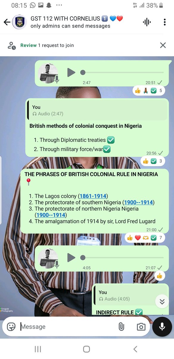 AdedolapoSTA's tweet image. Yesterday was another impactful session as I accomplishly tutored about 6000 100level students in preparation of there GST 112 Continuous Assessment (C.A) today.
This was done alongside @Purposedriven04 as the moderator of all the six WhatsApp platform being used.