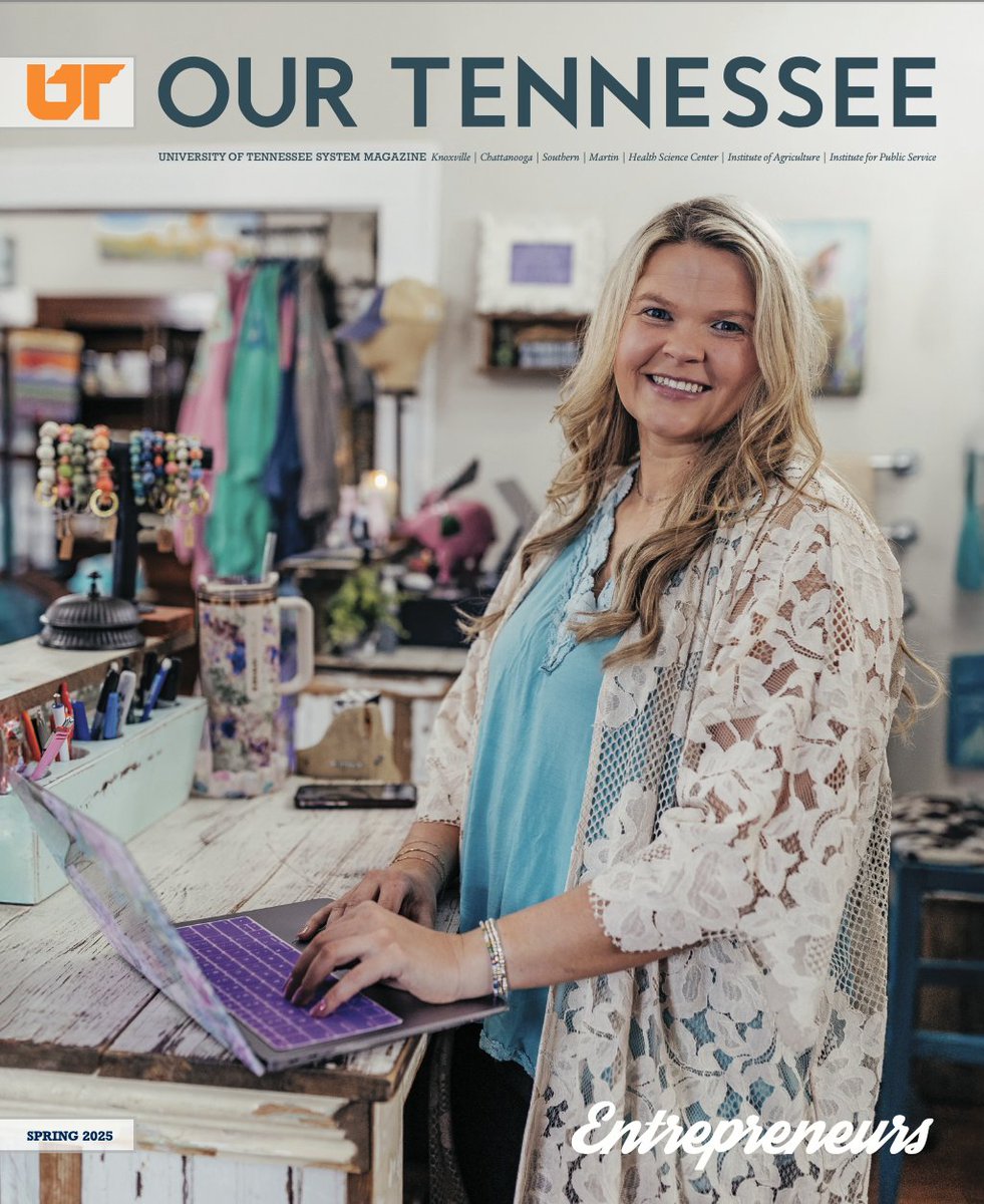 Our Tennessee Spring Issue is here! 💼👩‍💼🛍️

Explore how entrepreneurs from the UT System are making a big impact in local communities, building businesses that pave the way for a brighter future for all of Tennessee.

Check out the full issue: bit.ly/3A3v90r