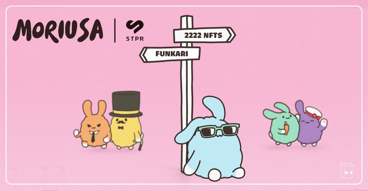 bewise (@dazzlercoin) on Twitter photo Moriusa (もりうさ)
2222 Supply, ETH, Mint price: TBA 
“it is more than just a character—it’s a movement. Born from STPR’s legacy with 68M+ fans, it’s a new era of storytelling, blending digital and physical worlds into an experience like no other.
A universe where fans and Moriusa (もりうさ)
2222 Supply, ETH, Mint price: TBA 
“it is more than just a character—it’s a movement. Born from STPR’s legacy with 68M+ fans, it’s a new era of storytelling, blending digital and physical worlds into an experience like no other.
A universe where fans and